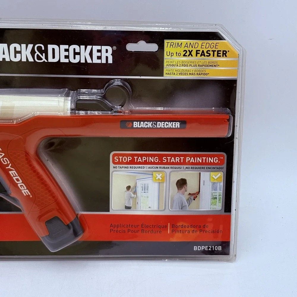 NEW Black & Decker Easy Edge Power Paint Edger & Refill Pack BDPE210 Battery Inc